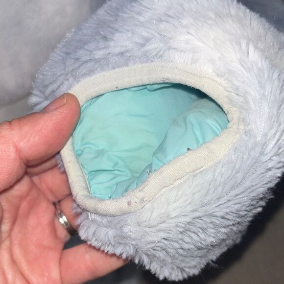 Eddie Bauer Kids ☁️ SOFT Fleece Jacket - reversible Gray and White - Picture 9 of 12